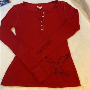 VIBRANT RED AMERICAN EAGLE THERMAL